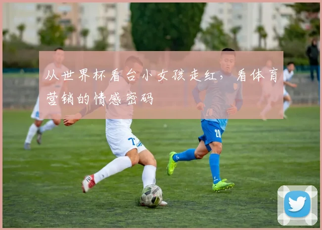 从世界杯看台小女孩走红，看体育营销的情感密码